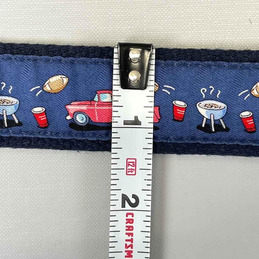 Vineyard Vines Belt Football Tailgate Truck Grill Red Cup Preppy Mens Size 30